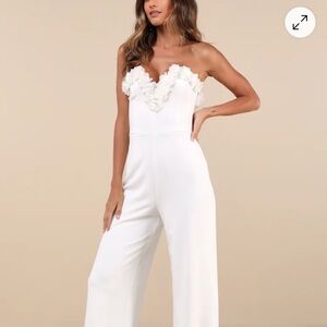 LULUS WHITE JUMPSUIT
